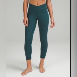lululemon Align V-waist crop 23” in Green Jasper